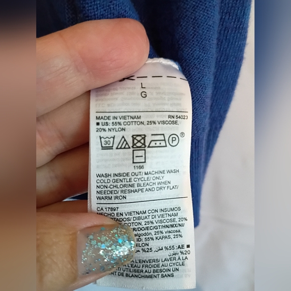 Old Navy Women's Size Large Blue/Purple Cardigan. - Picture 3 of 10